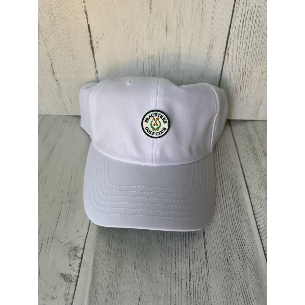 American Needle Peachtree Golf Club White Adjustable Golf Hat w/Crest